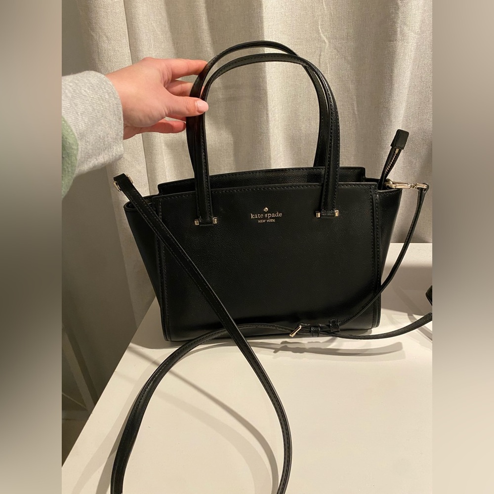 Kate Spade Black Leather Satchel